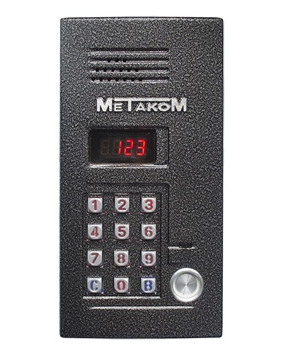 Блок вызова домофона Метаком MK2012-TM4E в Нижнем Тагиле Блоки вызова многоабонентные Pintop.ru