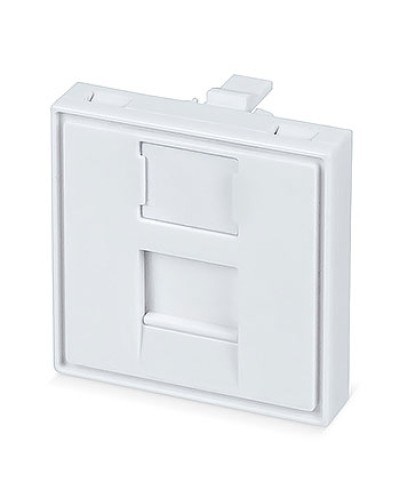 Вставка 45x45 (Mosaic) для 1 модуля формата Keystone Jack (FP-45-1M) Пожтехкабель СКС (202-031) (аналог Mosaic) в Нижнем Тагиле Модули Keystone Pintop.ru