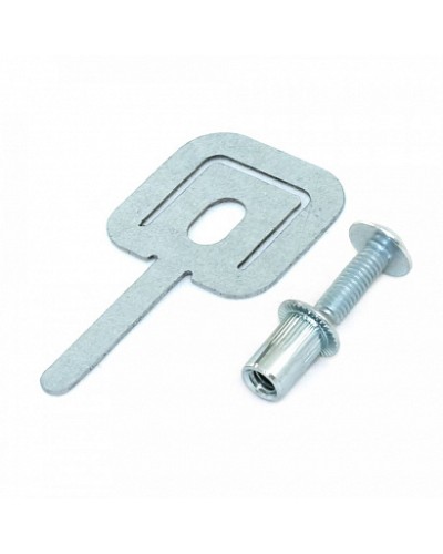 Комплекты для крепления ОКЛ с использованием винта, заклепки и хомута FR ПР-25 (100 шт) Промрукав (PR08.5203) в Нижнем Тагиле Огнестойкие кабельные линии Pintop.ru