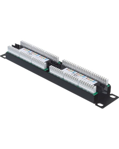 Панель коммутационная 10, 1U, 12 портов UTP, RJ-45, CAT 5e REXANT 04-0025 в Нижнем Тагиле Патч панель Pintop.ru