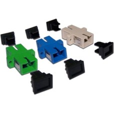 Адаптер оптический SC/APC, SM, симплексный LANMASTER LAN-SC-AM-APC