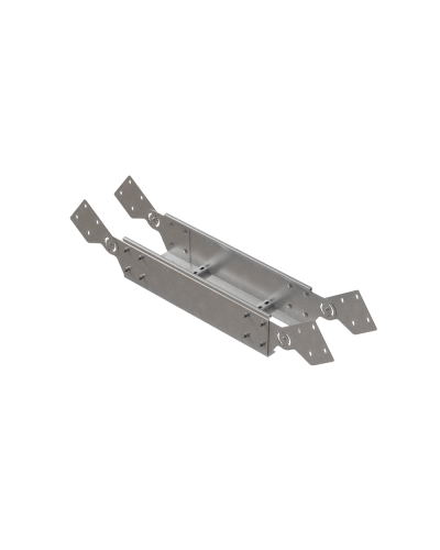 Вертикальный шарнирный угол 150х150х1,2 мм HD85 N КМ-профиль (LSHL150-150-1.2 HD85 N) в Нижнем Тагиле Аксессуары для лотков Pintop.ru