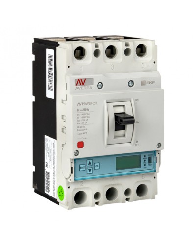 Автоматический выключатель AV POWER-2/3 250А 50kA ETU6.0 EKF (Автоматический выключатель AV POWER-2/3 250А 50k в Нижнем Тагиле Электротехническое оборудование Pintop.ru