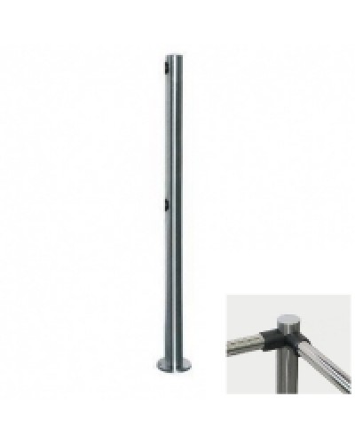 Стойка двухсторонняя L-образная PERCo-BH02 2-02 в Нижнем Тагиле Ограждения Pintop.ru