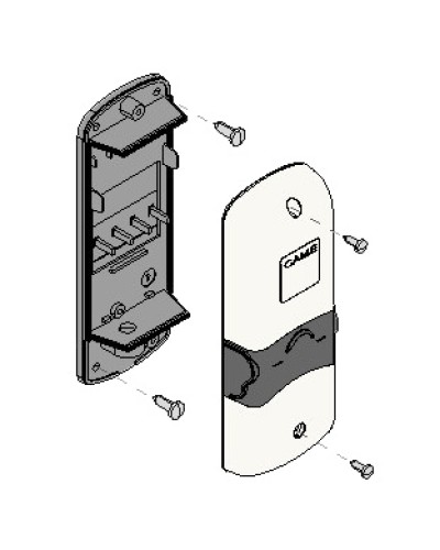 Корпус передатчика DIW01 DIW03 DB Came 119RIR257 в Нижнем Тагиле Запчасти для шлагбаумов и автоматики Pintop.ru