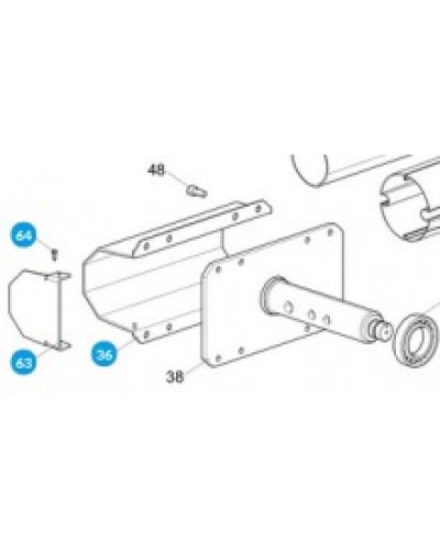 Крышка блока управления ZL37 Came 319148 в Нижнем Тагиле Запчасти для шлагбаумов и автоматики Pintop.ru