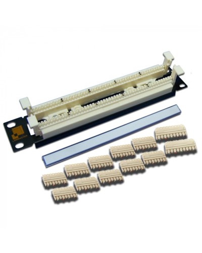 50-парный 110 кросс 10 1U, блоки в комплекте LANMASTER (LAN-RS110-50FT/10) в Нижнем Тагиле Патч-панели Pintop.ru