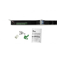 Блок силовых розеток с контроллером REM R-MC1-32-2x2S-2x3C13-2x2C19-A-1420-K