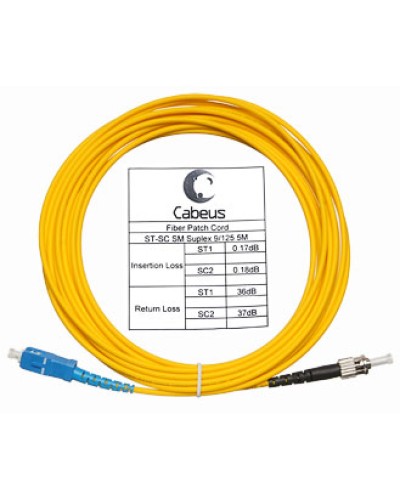 Шнур оптический simplex LC/APC-FC/UPC 9/125 sm 10м LSZH Cabeus FOP(s)-9-LC/APC-FC/UPC-10m в Нижнем Тагиле Патч-корды оптические Pintop.ru