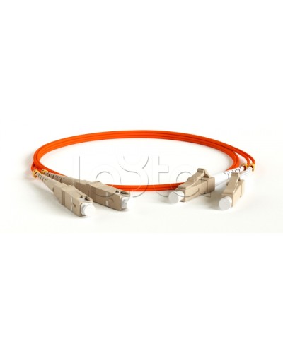Патч-корд волоконно-оптический MM 50/125, LC-SC, duplex, LSZH, 10 м Hyperline FC-D2-50-LC/PR-SC/PR-H-10M-LSZH-OR (FC-50-LC-SC-PC-10M) в Нижнем Тагиле Патч-корды оптические Pintop.ru