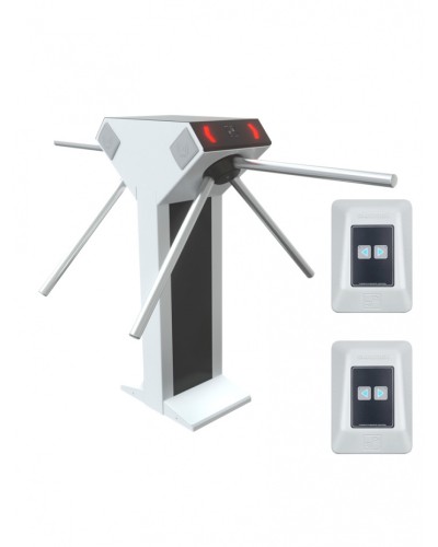 CARDDEX Комплект двухпроходной автономной проходной STR-04AEC в Нижнем Тагиле Турникеты Pintop.ru