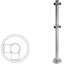 Стойка ограждения L-образная (антик серебро) Oxgard