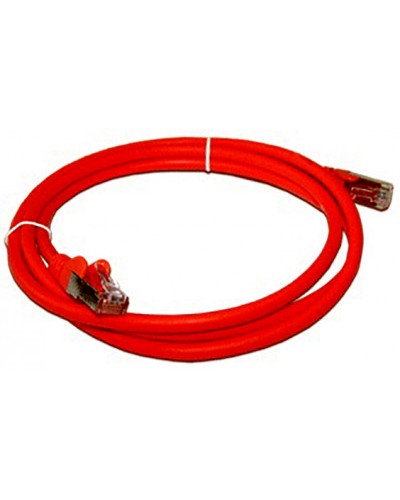 Патч-корд RJ45 - RJ45, 4 пары, FTP, категория 5е, 7 м, красный LSZH LANMASTER LAN-PC45/S5E-7.0-RD в Нижнем Тагиле Патч-корды и пигтейлы Pintop.ru