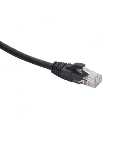 Шнур коммутационный U/UTP категория 5e LSZH нг(А)-HF 15,0 м, черный Datarex DR-181925 в Нижнем Тагиле Патчкорды (медные) Pintop.ru