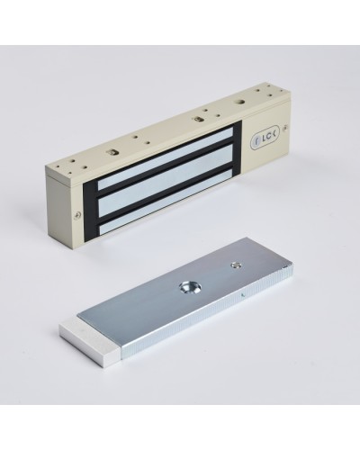 R-Lock RL-EM350-LSG - Электромагнитный замкок, 350кг, DC12/24B, цвет серый, RAL7032 (галечный серый), два датчика втроены в корпус замка: датчик Холла и магнито-контактный датчик в Нижнем Тагиле Электромагнитные замки Pintop.ru