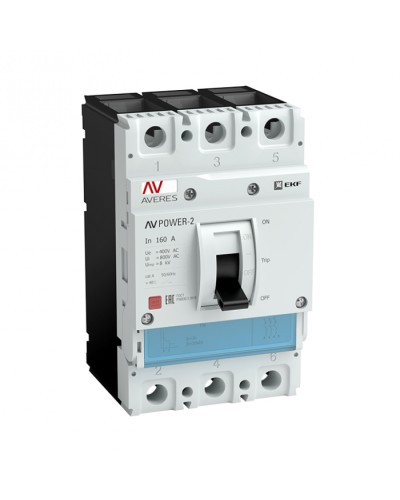 Автоматический выключатель AV POWER-1/3 10А 80kA TR EKF AVERES (mccb-13-10H-TR-av) в Нижнем Тагиле Электротехническое оборудование Pintop.ru