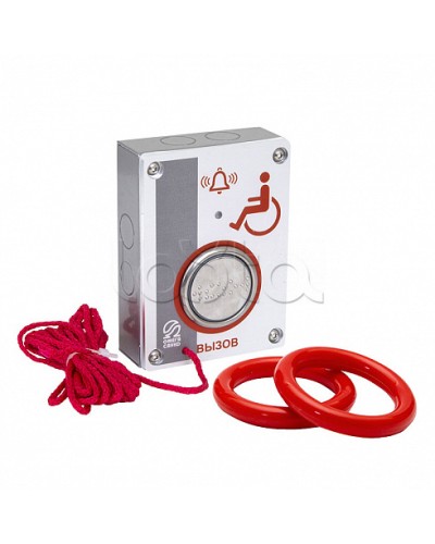 Кнопка ВЫЗОВ Омега Саунд AL-RB (исп.М4) в Нижнем Тагиле Системы оповещения и управления эвакуацией Pintop.ru