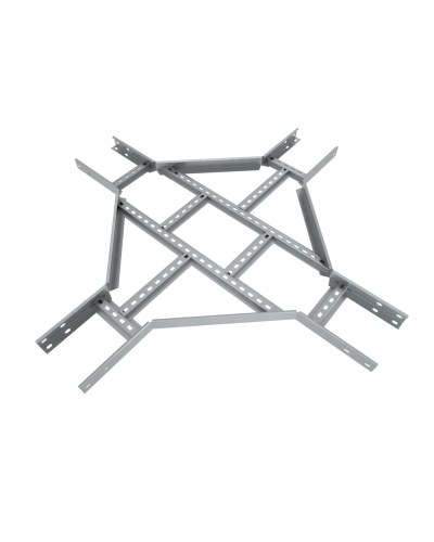 Х-разветвитель лестничный 80х600х1,5 мм Быстрый монтаж HD КМ-Профиль (LXDS80-600-1.5 HD) в Нижнем Тагиле Аксессуары для лотков Pintop.ru