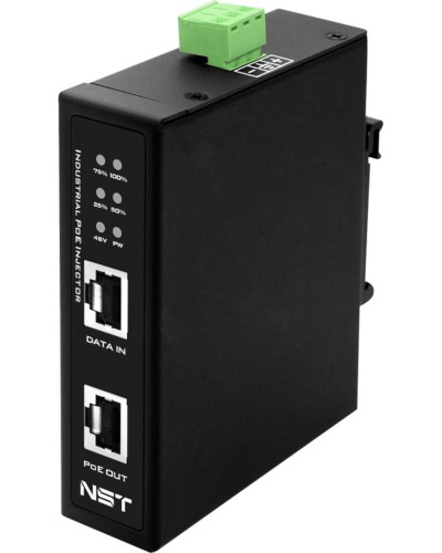 Промышленный PoE-инжектор Gigabit Ethernet на 90W с бустером напряжения NST NS-PI-1G-90/IB в Нижнем Тагиле Дополнительное оборудование для сетей Pintop.ru